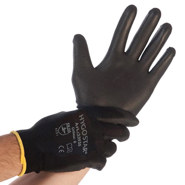 Safety gloves BLACK ACE, S